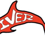 TRIDENT TRIDENTE DELFÍN BUCEADOR PEGATINA (DS64)