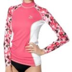 IST LONG SLEEVE RASH GUARD F. PINK X-SMALL